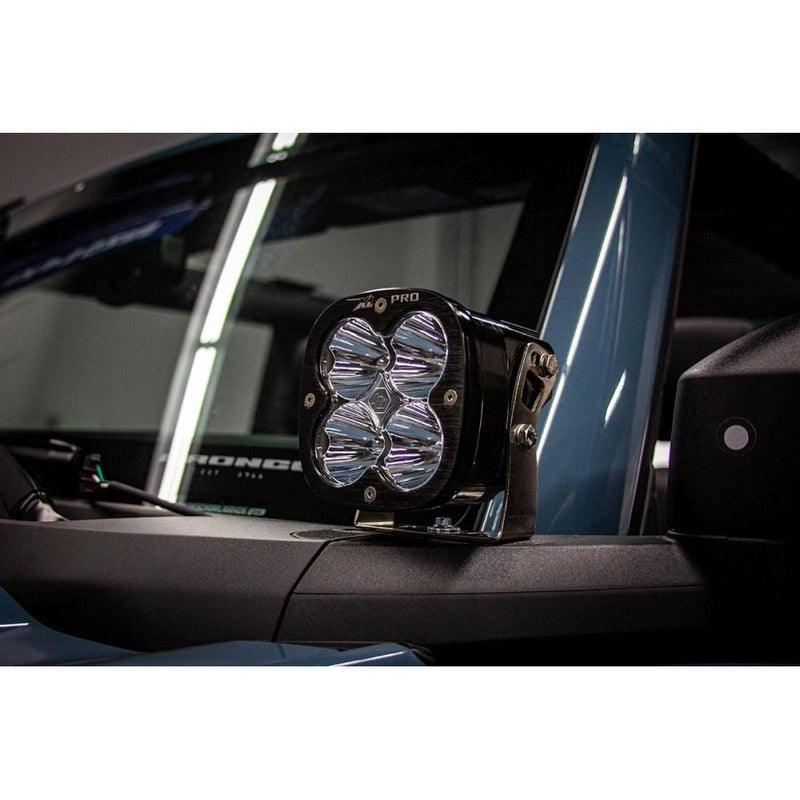 Load image into Gallery viewer, Baja Designs A-Pillar Light Kit Pair XL Pro Series Spot Pattern Clear Lens Toggle Wiring 447752
