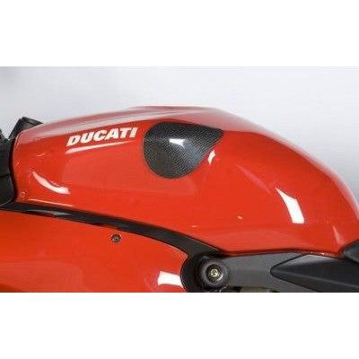Load image into Gallery viewer, R&amp;G Racing Carbon Fibre Tank Sliders For 2012-2015 Ducati 1199 Panigale
