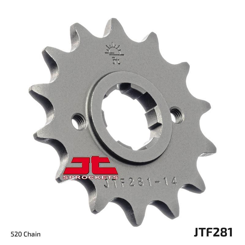 Load image into Gallery viewer, JT Sprockets Front Steel Countershaft Sprocket 13 Tooth 13T 520 Chain JTF281.13
