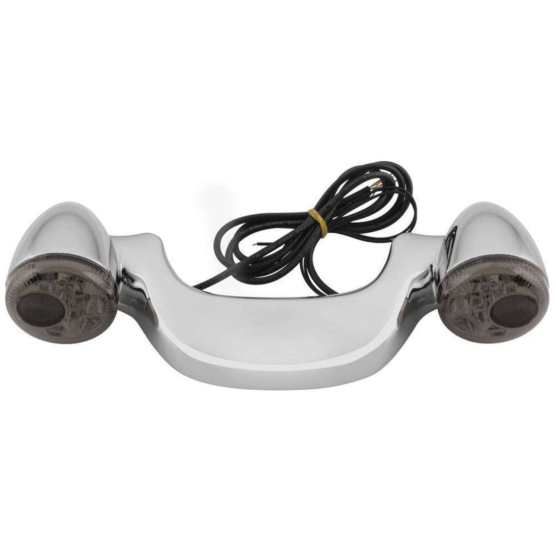 Load image into Gallery viewer, Letric Lighting Rear Light Bar With Signals Chrome Smoke
