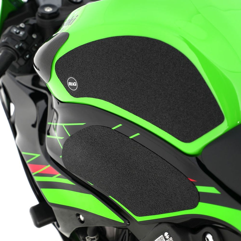 Load image into Gallery viewer, R&amp;G Racing Black Tank Traction Grip For 2012-2024 Kawasaki Ninja ZX6R ZX600R
