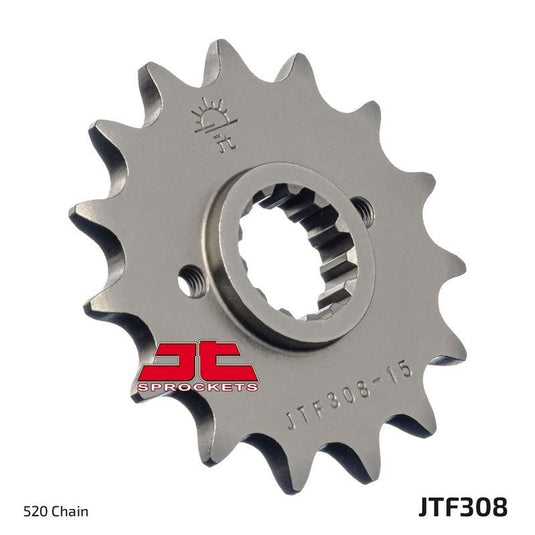 JT Sprockets Front Steel Sprocket 14 Tooth 14T 520 Chain For Honda FX650 Vigor 1999-2001 JTF308.14