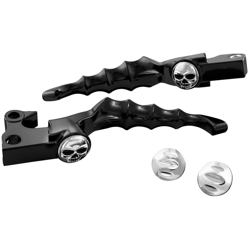 Load image into Gallery viewer, Harley-Davidson FLTRX Road Glide Custom 2010-2013Zombie Levers Black by Kuryakyn
