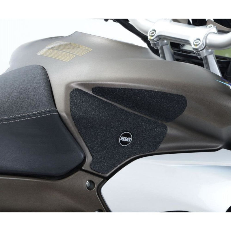 Load image into Gallery viewer, R&amp;G Racing Clear Tank Traction Grips For 2015-2016 MV Agusta Stradale 800
