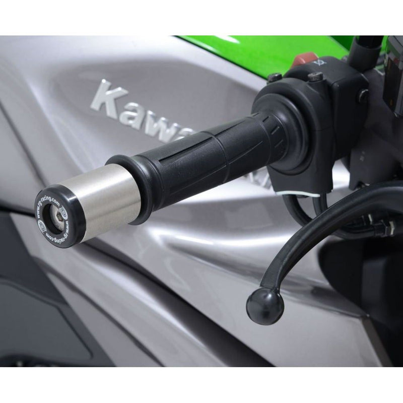 Load image into Gallery viewer, R&amp;G Racing Black Bar End Sliders For 2013-2017 CFMoto 650i
