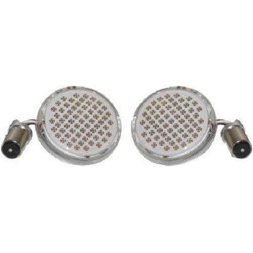 Letric Lighting Deluxe Bullet Style Turn Signal Inserts Amber 1156