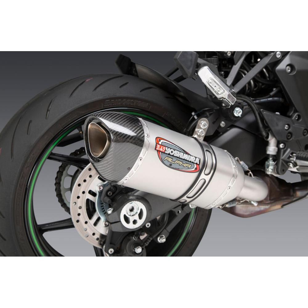 Yoshimura Street Exhaust Slip-on Alpha Stainless - 14161BP520