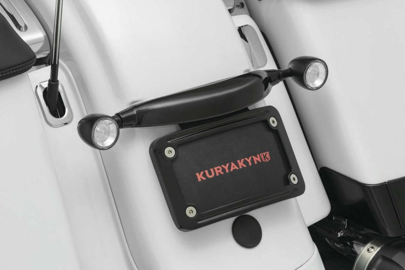 Load image into Gallery viewer, Kuryakyn Custom Rear Turn Signal Mount for V-Twin Satin Black
