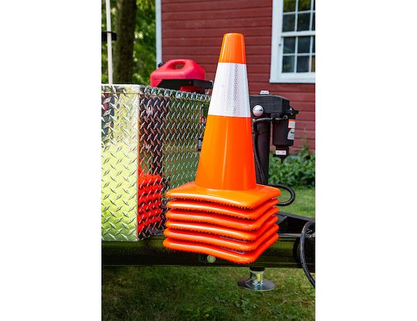Load image into Gallery viewer, Traffic Cone Holder - 22 Inch Vertical Mount
