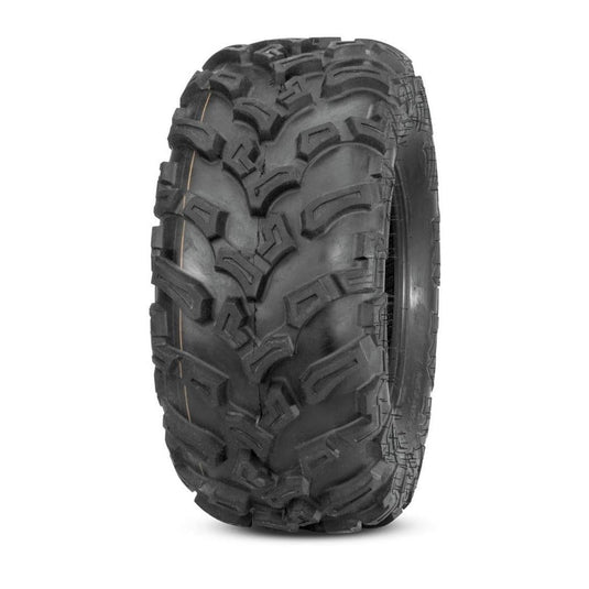 Set of 4 ATV QUADBOSS Tires (QBT447 26x9-12 Front, 26x11-12 Rear) with Sealant