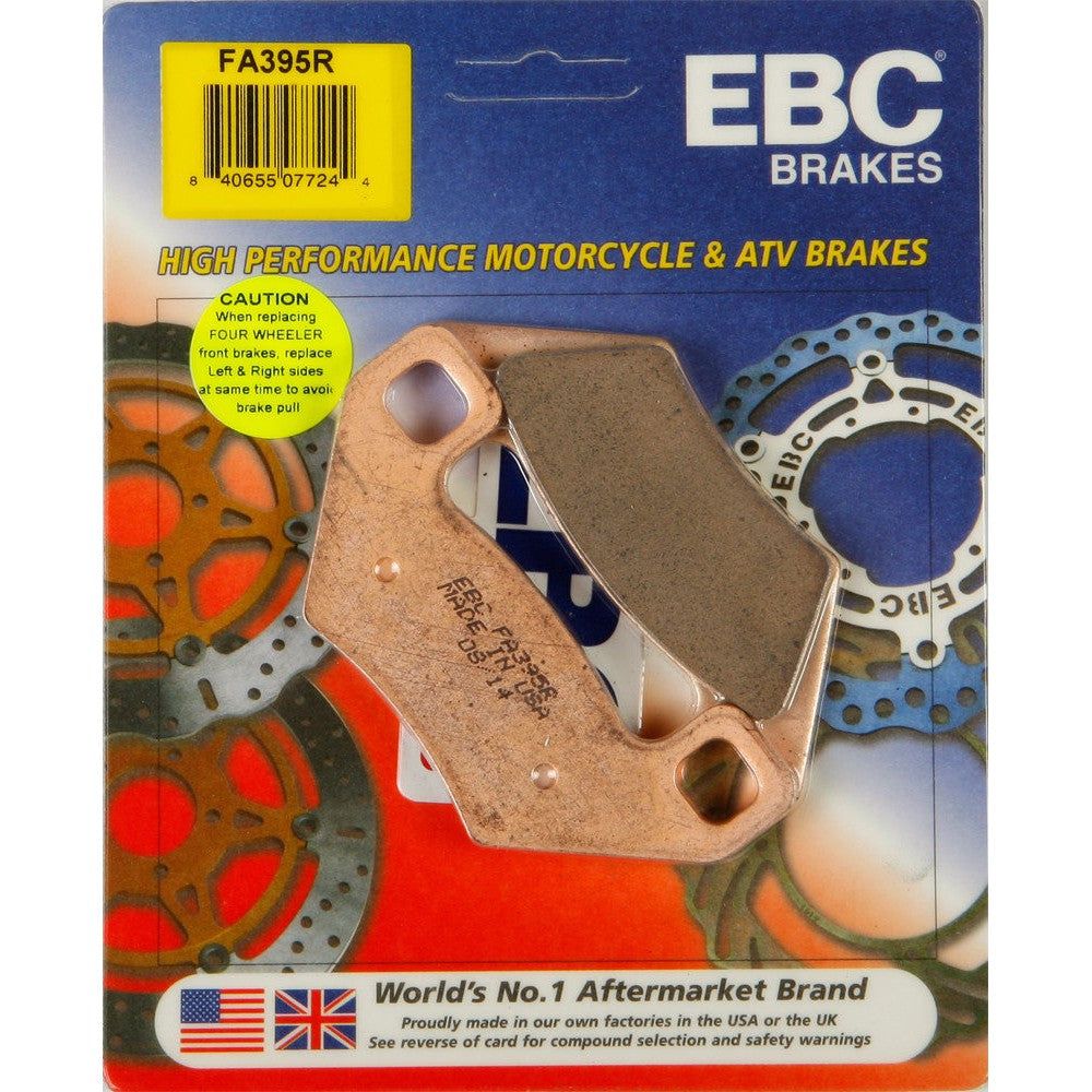 EBC 1 Pair Sintered R Series Heavy-Duty Brake Pads MPN FA395R
