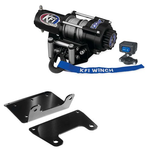 Load image into Gallery viewer, 2500lb KFI Winch Mount Combo Kit 2017-2018 Arctic Cat Textron Alterra 500 NEW
