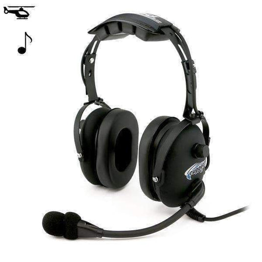 Rugged Air Rugged Air RA620 Helicopter Aviation Pilot Headset RA620R