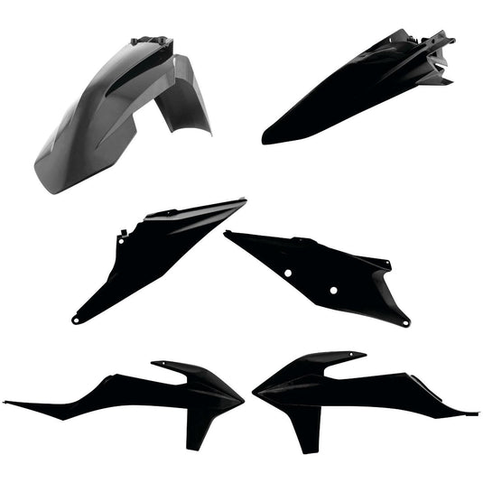 Acerbis Black Standard Plastic Kit for KTM - 2726500001