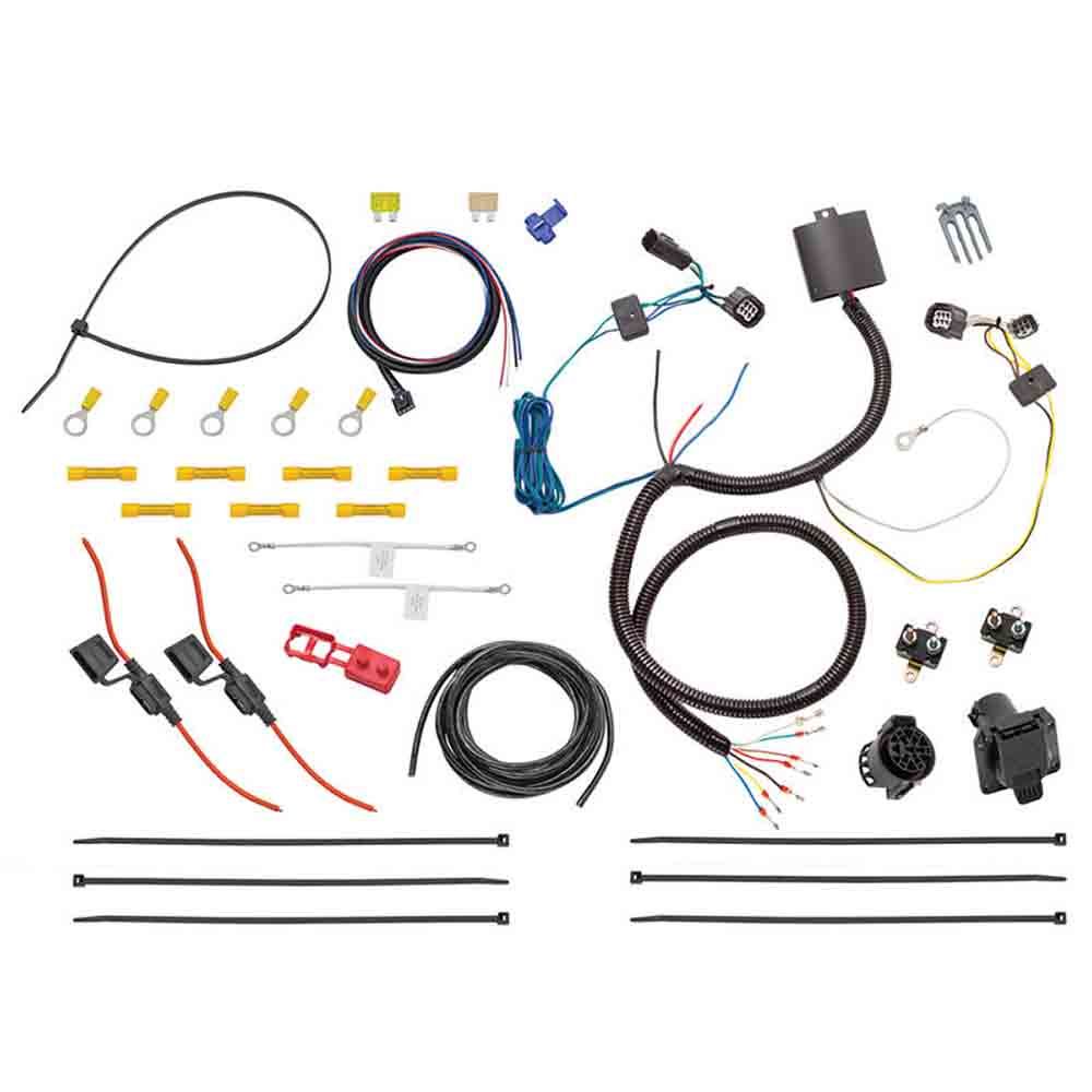 Chrysler Town & Country, Dodge Grand Caravan & RAM C/V Tradesman Tekonsha T-One Connector Wiring Light Kit - 7-Way