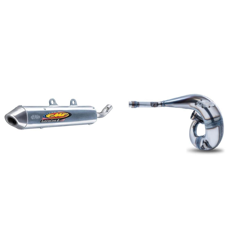 Load image into Gallery viewer, FMF Turbinecore 2 Silencer &amp; Factory Fatty Pipe for YAMAHA YZ250 2002-2016
