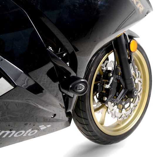R&G Racing Black Aero Style Crash Protection Bobbins For 2021-2024 Lexmoto LXR 125