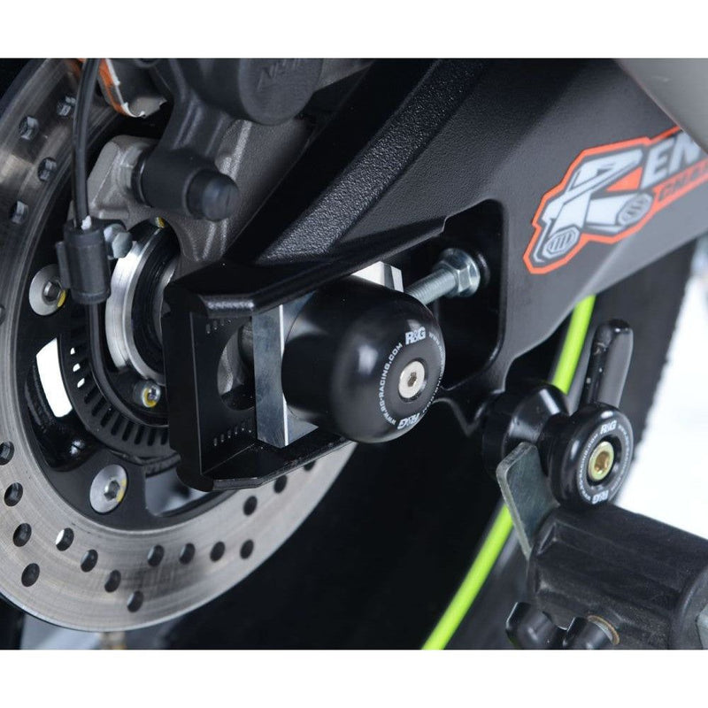 Load image into Gallery viewer, R&amp;G Racing Black Swingarm Protectors For 2017-2018 Suzuki GSXR1000
