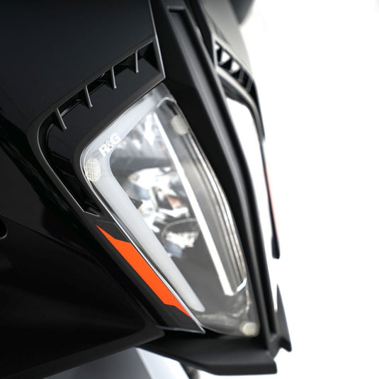 R&G Racing Clear Acrylic Headlight Shield For 2020-2024 KTM 390 Adventure