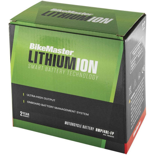 BikeMaster Lithium-Ion 2.0 Battery For Honda CB750SC Nighthawk 1982-1983 Black