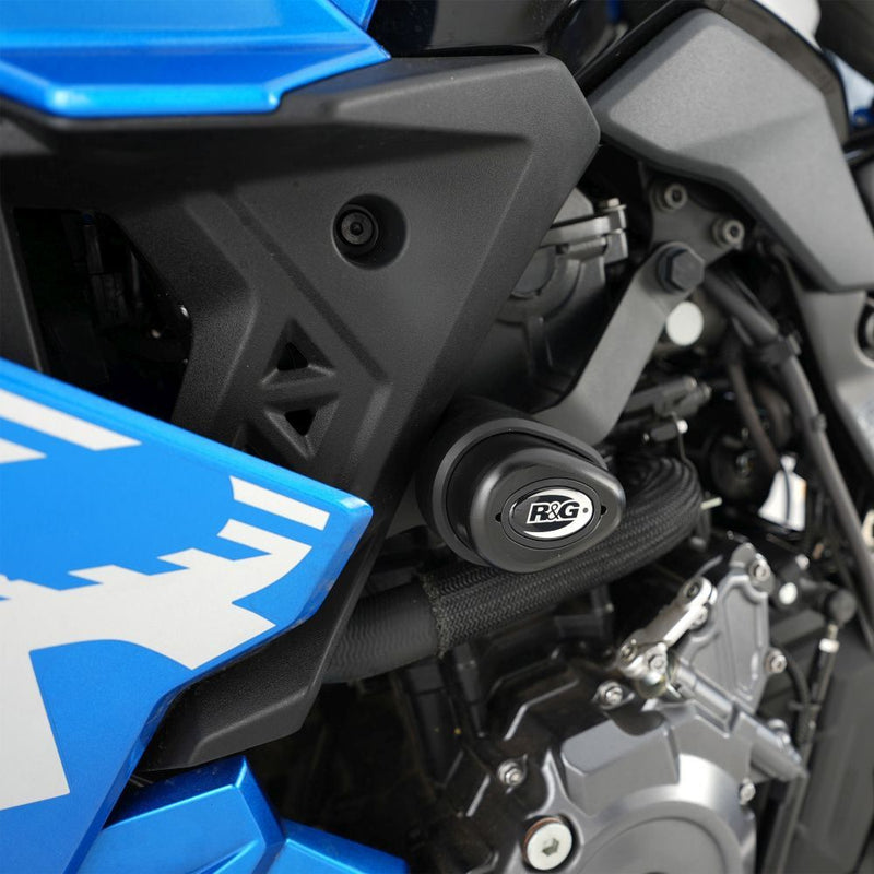 Load image into Gallery viewer, R&amp;G Racing Black Aero Style Crash Protectors For 2024-2024 Suzuki GSX-8R
