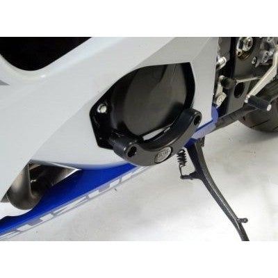 Load image into Gallery viewer, R&amp;G Racing Black Engine Case Sliders LHS For 2005-2008 Suzuki GSXR1000 ECS0039BK
