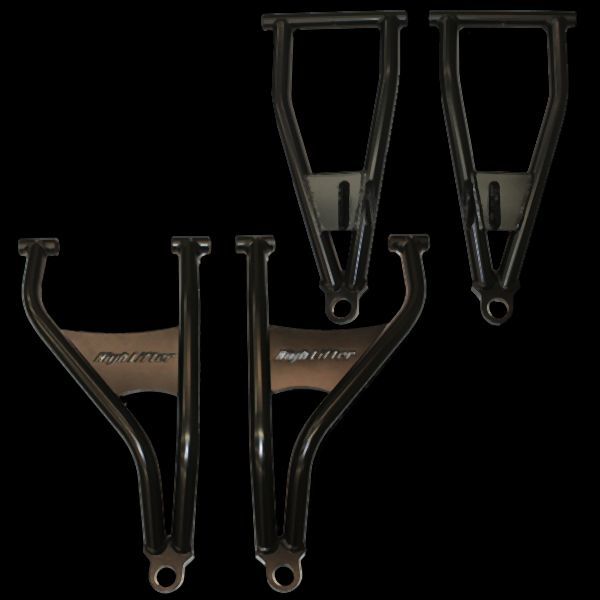 Load image into Gallery viewer, High Lifter Front Forward Upper And Lower Satin Black Control Arms With Ball Joints For Polaris Models MCFFA-RNG9-B1-BJI
