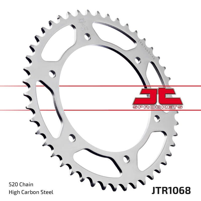 JT Sprockets Rear Steel Sprocket 46 Tooth 46T 520 Chain JTR1068.46