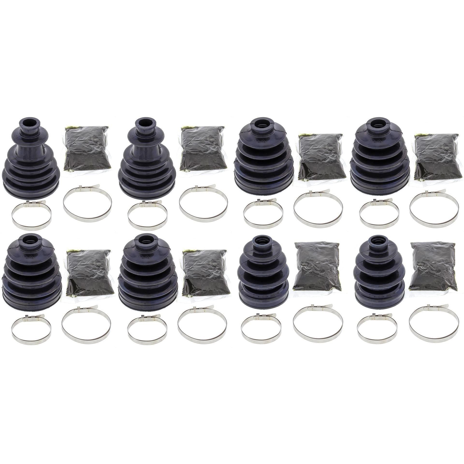 Complete Front & Rear Inner & Outer CV Boot Repair Kit RZR XP 4 1000 14-15
