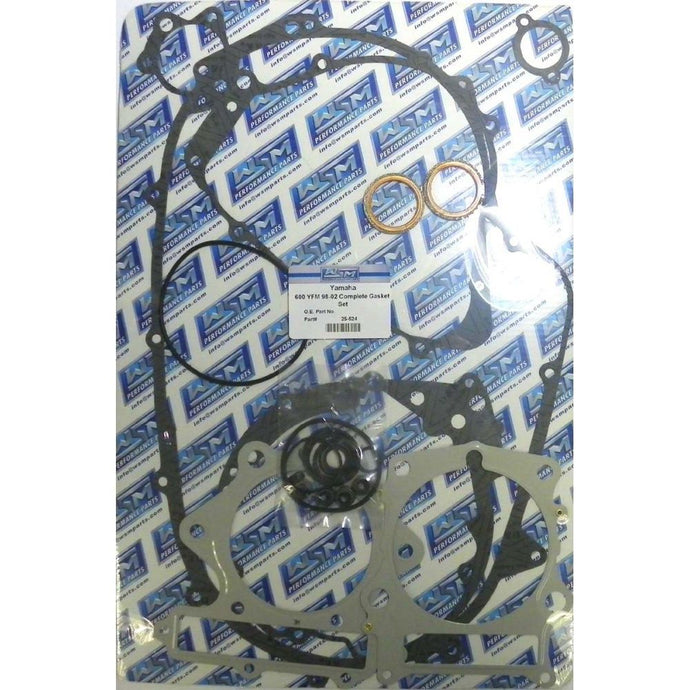 WSM Complete Gasket Kit For Yamaha 600 Grizzly 98-01 25-524