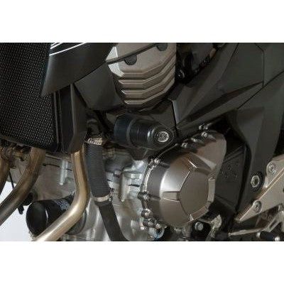 Load image into Gallery viewer, R&amp;G Racing Black Aero Style Crash Protection Bobbins For 2013-2016 Kawasaki Z800
