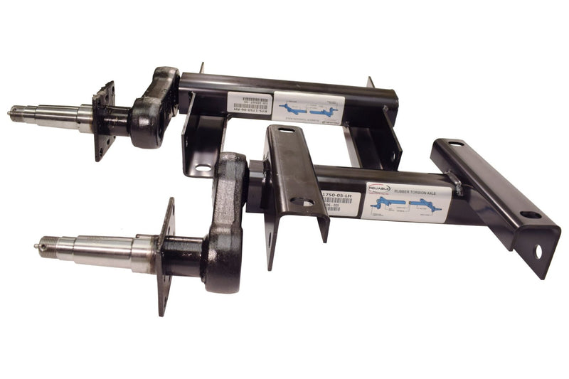 Load image into Gallery viewer, Reliable 3,500 lbs. Torsional Stub Axles (pair) - 1-3/8&quot; to 1-1/16&quot; Tapered Spindles
