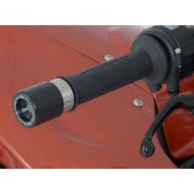 Load image into Gallery viewer, R&amp;G Racing Black Bar End Sliders For 2013-2018 BMW F800GT BE0073BK
