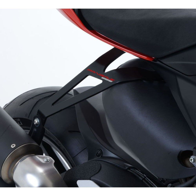 Load image into Gallery viewer, R&amp;G Racing Black Exhaust Hanger For 2016-2019 Ducati 959 Panigale EH0067BK
