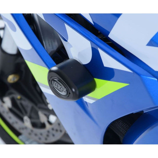 R&G Racing Black Aero Style Crash Protection Bobbins For 2017-2020 Suzuki GSXR1000