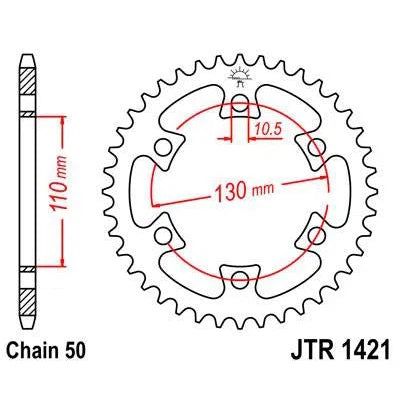 Front & Rear Sprocket Kit for BOMBARDIER DS650 04-05 JT Sprockets