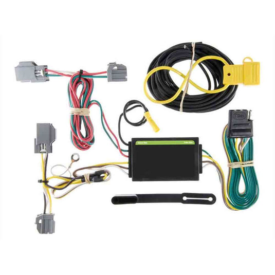 Rigid Hitch (RT-475) Class I, 1-1/4 Inch Receiver Trailer Hitch Bundle - Includes Ball Mount and Custom Wiring Harness fits 2012-2018 Ford Focus Sedan