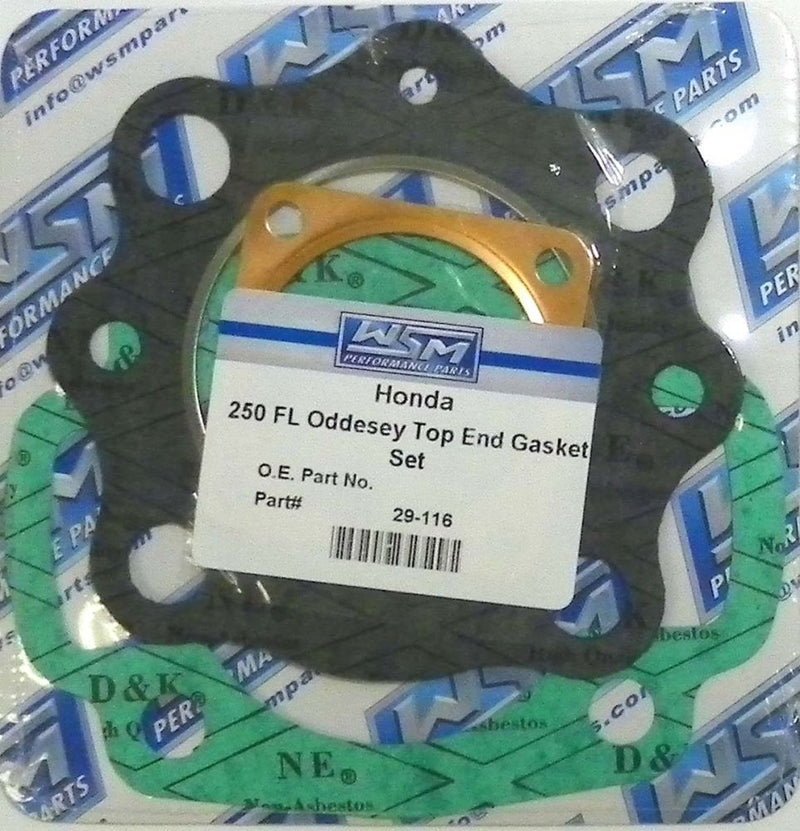 Load image into Gallery viewer, WSM Top End Gasket Kit For Honda 250 Odyssey 77-84 29-116
