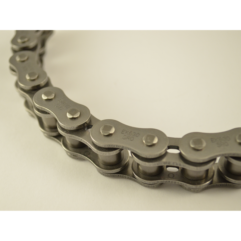 Load image into Gallery viewer, EK 630-SRO Motorcycle Drive Chain - Natural (Specify Links) Rivet Master Link
