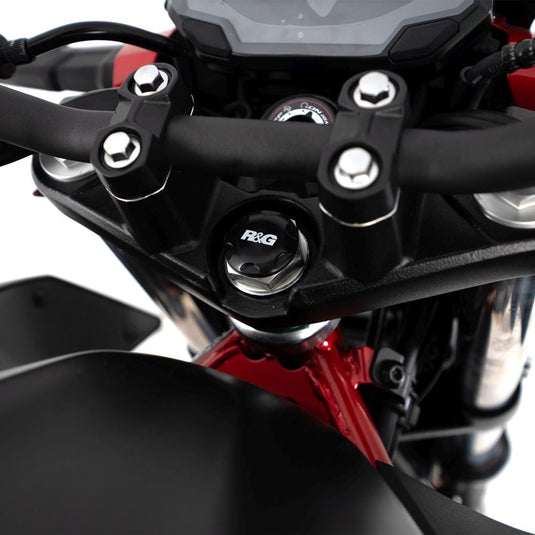 R&G Racing Black Top Yoke Cap For 2020-2024 Honda CRF250L Rally
