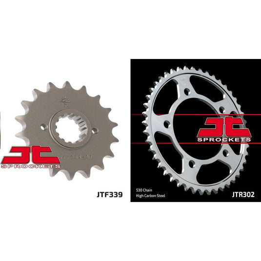 Front & Rear Sprocket Kit for HONDA CB X-4-SC38 97-99 JT Sprockets