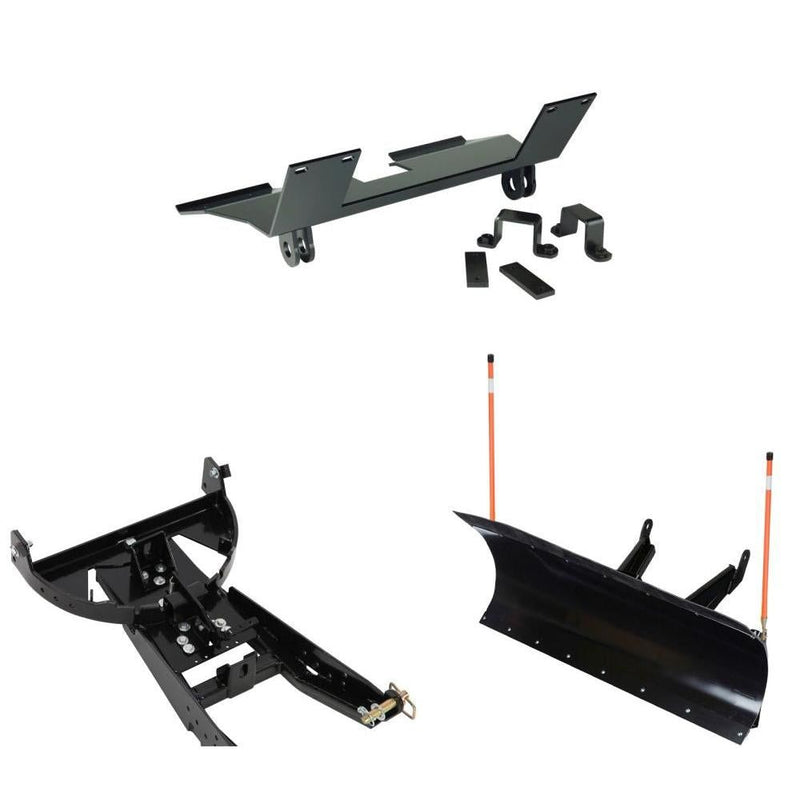 Load image into Gallery viewer, Denali Black UTV Snow Plow Kit For Yamaha Rhino 450 YXR450FA 4x4 2006-2011
