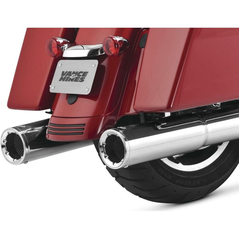 Load image into Gallery viewer, Vance And Hines Hi-Output Slip On Exhaust 4.5in Chrome With Fuelpak FP4
