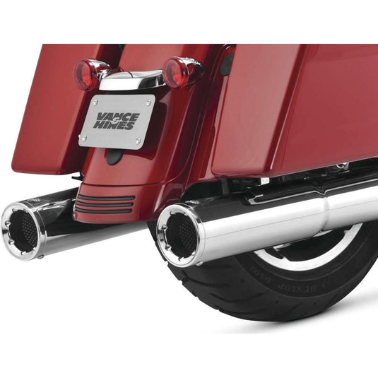 Vance And Hines Hi-Output Slip On Exhaust 4.5in Chrome With Fuelpak FP4