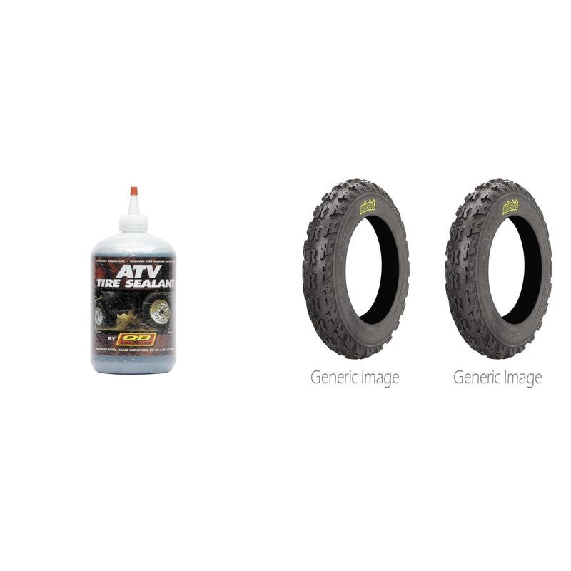 Load image into Gallery viewer, Set of 2 ITP Holeshot H-D Front Tires 22x7-10 6-ply with QUADBOSS Sealant
