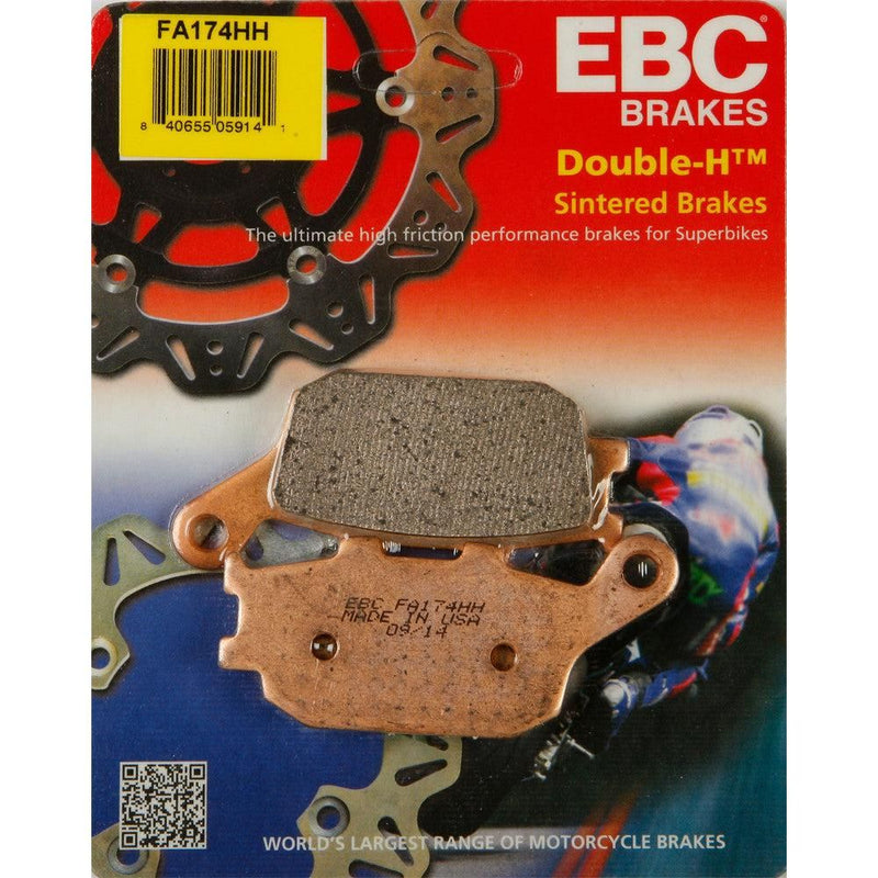 Load image into Gallery viewer, EBC 1 Pair Sintered HH Race Formula Brake Pads MPN FA174HH
