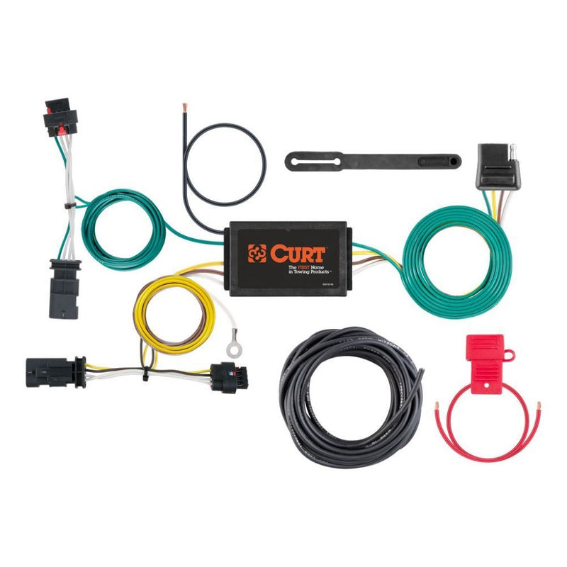 Load image into Gallery viewer, T-Connector Custom Wiring Harness, 4-Way Flat Output fit 2017-2021 Jeep Compass (Replaced RE-67369)
