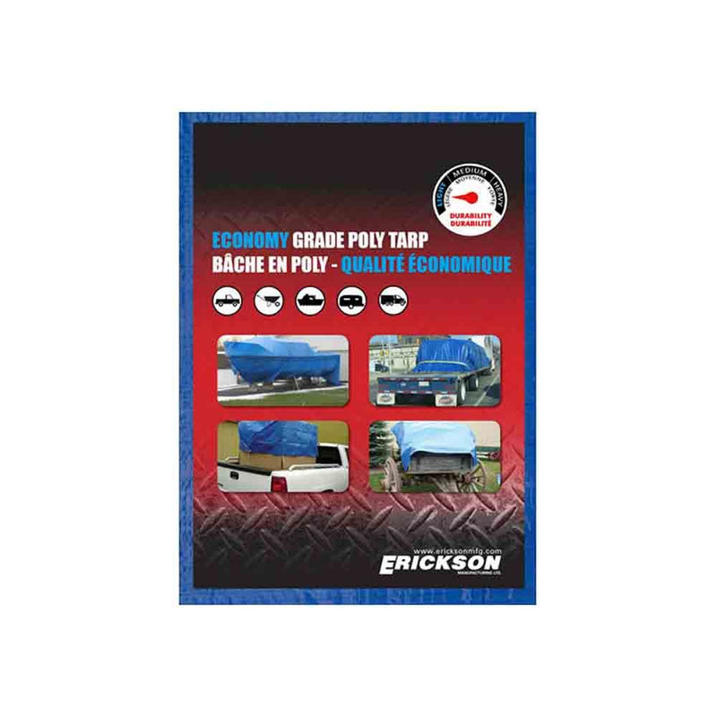 Load image into Gallery viewer, 8 ft. x 10 ft. Economy Grade Poly Tarp
