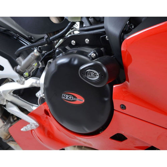 R&G Racing Black Engine Case Covers RHD For 2012-2015 Ducati 1199 Panigale