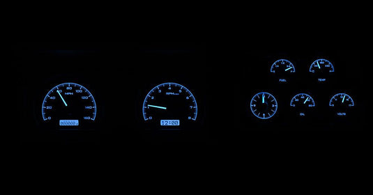 Dakota Digital 1978-1982 Chevrolet Corvette VHX Gauge Kit with Analog Clock VHX-78C-VTA